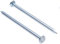 Chiodi per Legno con Testa Tonda Piatta (Quantità da 500) Chiodi Ferro Testa Piana Zinco Placcato Fai da te e Artigianato per Mobili Taglia: Lunghezza 40 mm Diametro del chiodo 1.8 mm