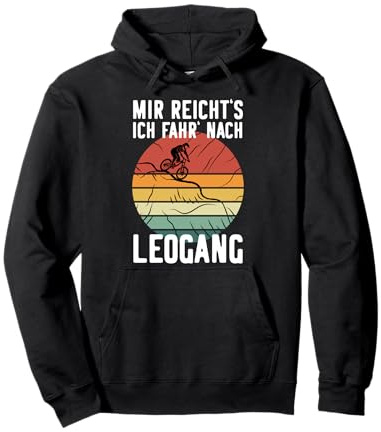 LEOGANG Mountainbiking Spruch Mountainbiker Downhill MTB Pullover Hoodie