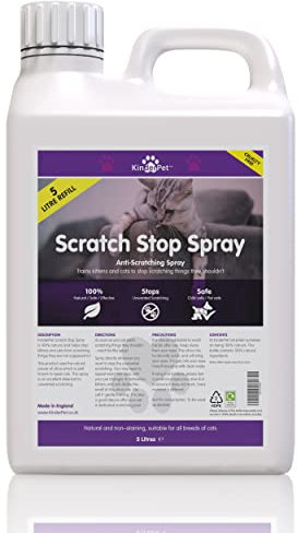 KinderPet Cats‌ Kittens Scratch Stop ‌Anti Scratch Big Value 5L Refill Cat‌ Kitten ‌Scratching Deterrent‌ ‌Repellent Cruelty Free‌ ‌100% Natural