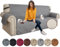 XINEAGE Sofa Überzug, Sofabezug 3 Sitzer Reversible, Wasserdicht Sofabezug, Sofaüberwurf, Sofa Möbel Protector, rutschfeste Sofabezüge für Hunde Haustiere (3 Sitzer, Hellgrau)