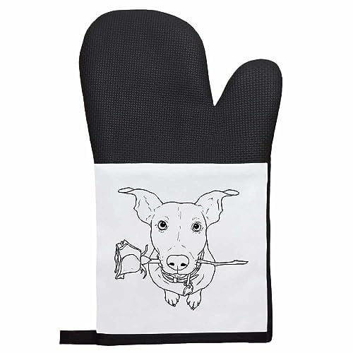 'Valentines Jack Russell' Oven Glove/Mitt (OG00013809)