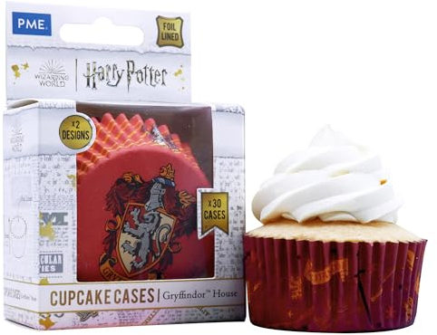 PME Harry Potter Cupcake-förmchen Folienbeschichtet, 30er-set, Gryffindor