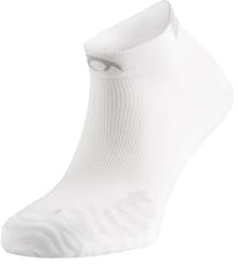 Lurbel Pista Two frische Laufsocken, nahtlose Socken, atmungsaktive und geruchshemmende Socken, niedrige Laufsocke, weiß, S