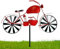 Motorrad Windmühle Spinner - Garten Windrad Dekoration Metall Garten Ornament | Fun Windmühle Spinner für Motorrad, Outdoor Windmühle Spinner Dekoration, Handbemalte Motorrad Windrad Spinner für