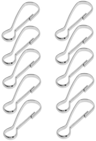 Yardwe 10 Stücke Fahnenmast Zubehör Metall Fahnenmast Clips Für Fahnen Halterungen Schnallen Outdoor Fahnen Haken Clips