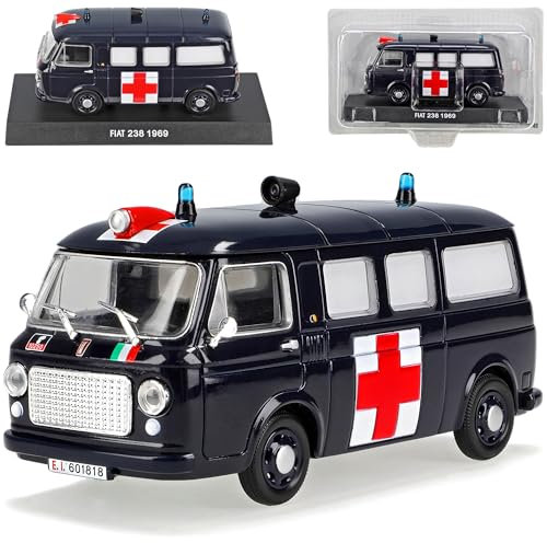 Ixo FIAT 238 1969 Bus 1/43 De Agostini Modellauto Modell Auto Sonderangebot