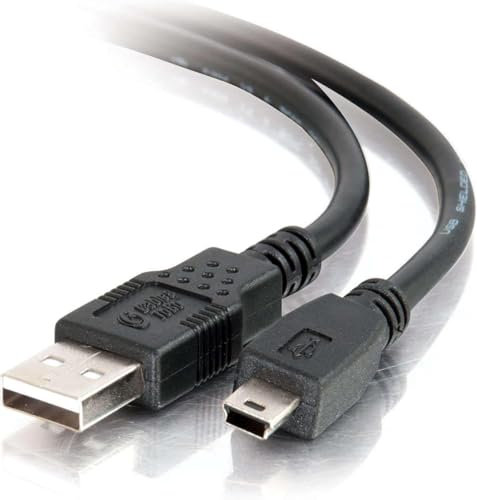Mini USB Cable USB 2.0 Type A to Mini B Fast Charging Data Charging Cord Compatible with Blue Yeti Microphone Hero HD, Cell Phones, MP3 Players, Dash Cams, Digital Cameras,Charger Cable for PS3, Mini