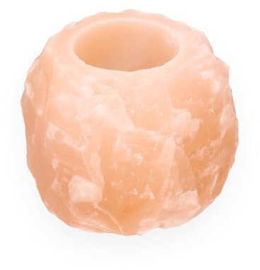 Lebensquelle Plus Portacandele in cristallo di sale | Sala Tealight Luce d'atmosfera 400 g | Sale di cristallo dal Punjab/Pakistan vicino all'Himalaya