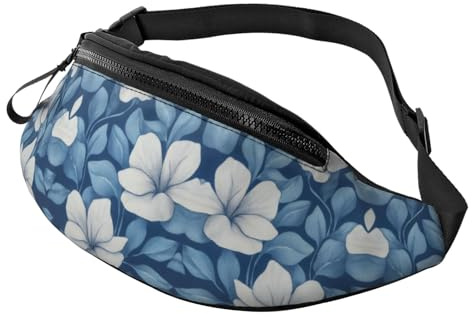 Bauchtasche für Damen und Herren, mit verstellbarem Riemen, leichte, wasserdichte Hüfttasche, Blume 1, Einheitsgröße, Trekkingrucksack