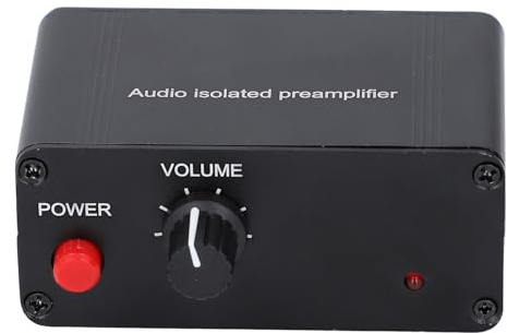 Amplificador de Aislamiento de Doble Canal de Alto Rendimiento, Ganancia de 20 dB, Chip de Amplificador operacional NE5532, preamplificador de Aislamiento de Tierra común para