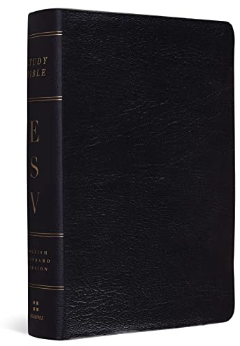 ESV Study Bible, Personal Size (Genuine Leather, Black)