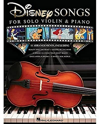 DISNEY SONGS FOR SOLO VIOLIN &: 11 Arrangements (VIOLON)