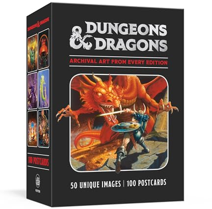 Dungeons & Dragons 100 Postcards: Archival Art from Every Edition: 100 Postcards (Dungeons & Dragons