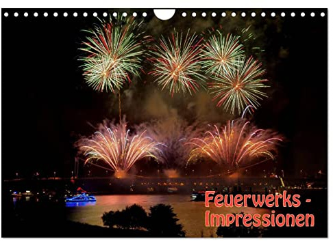 Feuerwerks - Impressionen (Wandkalender 2026 DIN A4 quer), CALVENDO Monatskalender: Feuerwerks - Impressionen des Kölner Feuerwerks, Rheinkirmes, ... Dortmunder Lichterfest. (CALVENDO Kunst)