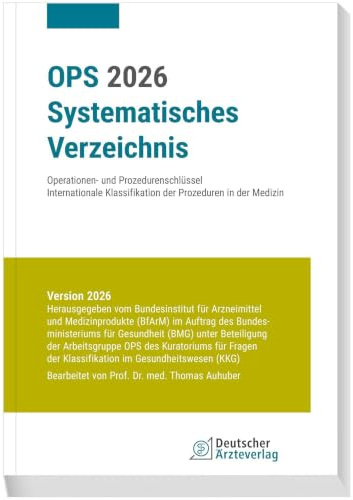 OPS 2026 Systematisches Verzeichnis: Operationen und Prozedurenschlüssel