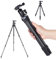 AOKA 28in/1.1lb Lightweight Compact Carbon Fiber Tripod with 360° Ballhead Travel Mini Tripod for Mobile Phone and Compact Mirrorless Cameras Black
