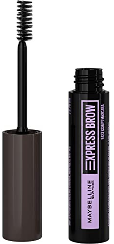 Maybelline Brow Fast Sculpt, Shapes Eyebrows, Eyebrow Mascara Makeup, Black Brown, 0.09 Fl. Oz.