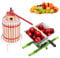 UISEBRT 7L Obstmühle Traubenmühle Apfelpresse & 18L Obstpresse Weinpresse Saftpresse Mechanisch mit Pressentuch