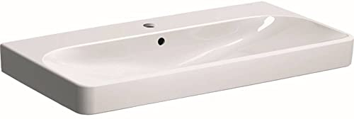 Geberit Smyle Waschbecken 90x48x16,5 cm Weiß