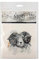 ITD Collection - Mini Reispapier Kreatives Set 14,8 x 14,8 cm (6 Blätter), Decoupage Reispapiere für Basteln, Papier zum Dekoration, Mehrfarbig (RSM001)