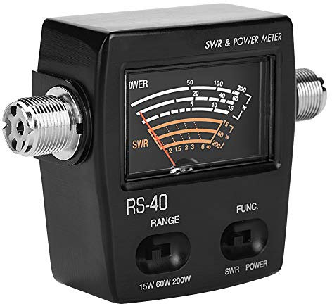 UV-Segment-Stehwellenmesser, SWR-Meter-Leistungsmesser, professioneller Stehwellenmesser-Leistungsmesser für Autoradio-Benutzer oder Amateurfunk-Enthusiasten, bis zu 200 W Leistung