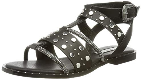 Pepe Jeans London Femme Hayes Rock Sandal, 999BLACK, 37 EU