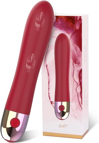 Silikon Vibrator für Sie Klitoris und G-punkt mit Stoßfunktion Leise und Stark 10 Vibrationsmodi Dildo Analplug Analvibrator Prostata Stimulator Erotik Sexspielzeug für Frauen Paare Extrem