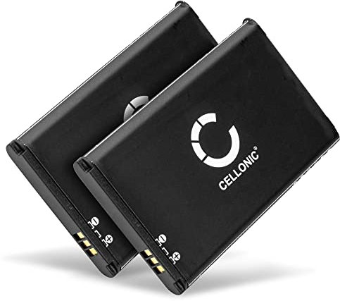 CELLONIC, Batteria per Router e Hotspot mobili Compatibile con D-Link DWR-932 C1, DWRr600b, DWR-932C A1 (3.7V, 2350mAh) 2 Pezzi