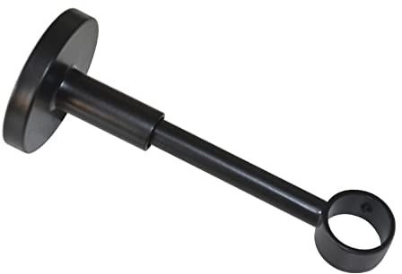 Gardinia geschlossen für Ø 20 mm schwarz-matt, 36331, Ø 2 cm
