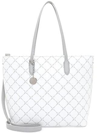 Tamaris Anastasia Shopping Bag White/Grey