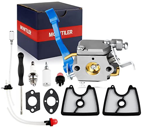 Mowtiler 125B Vergaser für Husqvarna 125B 125BX 125BVX 590460102 545081811 Laubbläser Jonsered C1Q-W37 Vergaser mit 545112101 Luftfilter-Kit