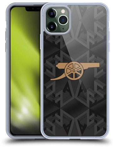 Head Case Designs Officially Licensed Arsenal FC Away 2022/23 Crest Kit Gel Case [Military Grade Protection] Compatible with Apple iPhone 11 Pro Max and Compatible with MagSafe