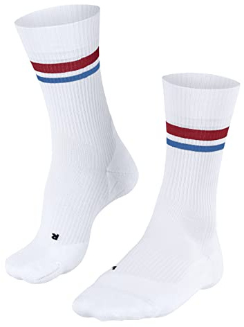 FALKE Herren Tennissocken TE4 Classic M So Baumwolle Funktionsmaterial antiblasen 1 Paar, Weiß White 2008, 44-45