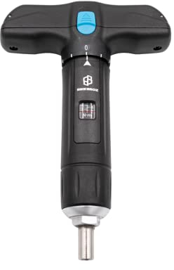 BIKE BROZ Tyson T by - Chiave dinamometrica da 1/4 per bicicletta, moto, ecc. 2-8 Nm | Cacciavite a coppia piccolo con set di punte a croce, fessura, Torx ed esagonale nel manico a T | 70003