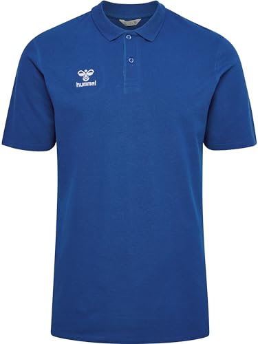 hummel GO 2.0 Polo blau, S Herren