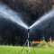RANRAO Automatischer rotierender Stativ-Sprinkler, automatischer rotierender Sprinkler mit Stativ, für 360 Grad Bewässerungsdüse für Garten, Hof, große Fläche