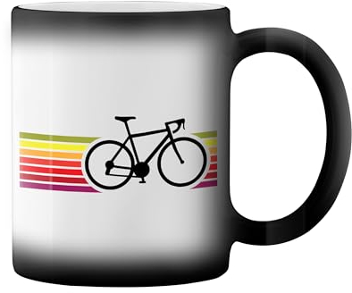 Retro Bicycle Cycling Cyclist Fahrrad Black Magic Coffee Mug