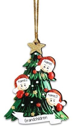 Kaululu Personalisierter Weihnachtsbaumschmuck mit Namen und Text,Christbaumschmuck Weihnachtsdeko Holz Weihnachten deko 2024 Weihnachtsanhänger, Neujahrsgeschenke