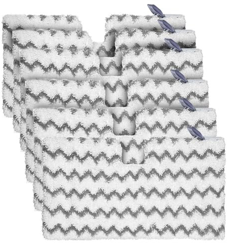 DGHYDZ Confezione da 6 panni di ricambio per mocio a vapore Shark serie S3500 S3501 S3601 S3550 S3901 SE450 S3801CO S3601D S2901 S2902 Steam Pocket Mop (6)