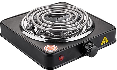 Horno eléctrico hogar Mini quemador de disco único placa calefactora portátil horno de incienso mosquito 1000W alta potencia 200-1000℃ cocina cachimba carbón de leña coco estufa