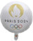 PARIS 2024 CMP, CJO8000, Ballon Aluminium Gm 45 cm, Produit Officiel sous Licence, Décorations de fête, Gonfler avec une paille ou une pompe à ballon, Déco thème Sports, Anniversaire