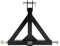 Attelage de remorque à 3 points avec support de 2 - Adaptateur de timon de qualité supérieure pour tracteur - Triangle d'attelage stable avec boulons de fixation - Attelage universel pour tracteurs