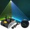 Dekltus Discolicht Partylicht, 3D RGB Animation Disco Licht, Disco Lichter mit DMX 512 Beam Moving Head für Party Festival Club Bühne Beleuchtung Show