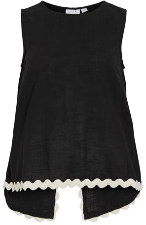 Vila Vimanda Wavy O-Neck S/L Top