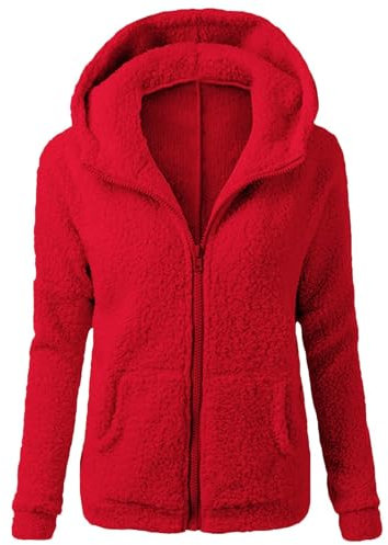 lozssnigzi Sherpa Jacke Damen Glitzer Bluse, Männer, Füllung Teenager, Festliche Weihnachts Bluse Damen