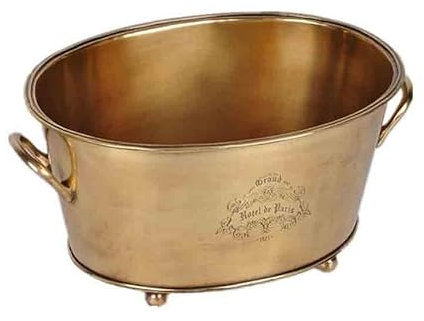 FZL02068LM Bar-Eiskübel Kupfer einfacher Eiskübel Vintage verdickte Bar dekorative Dekoration Bier Wein Kühleimer Eiskübel