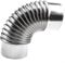 High Temperature Resistant Stove Flue Steel Pipe Elbow Rain Cap Chimney Liner for Ventilation 50-100mm(100mm)