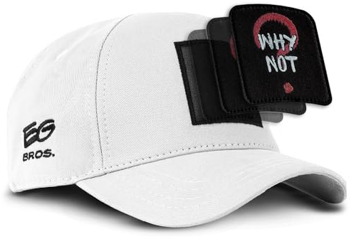 EG BROS Cap Herren – Mit austauschbarem Logo für individuelle Looks – Personalisierbare Basecap & Trucker Cap für Männer, Damen & Kinder – Stylisch, größenverstellbar & vielseitig