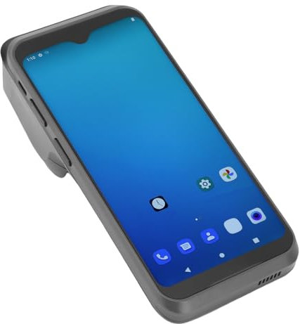 POS PDA -Quittungsdrucker, 6.2 '' Voll -Touchs -Bildschirm WiFi 1D 2D QR Barcode Scanner für Android, Handheld Mobile Computer Quittung & Etikettdrucker mit 8MP -Kamera 2 GB RAM