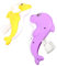KOMBIUDA 2 Piezas Ventilador Mini de Forma de para Juguete de Verano Ventilador Manual Portátil Color Aleatorio Color Aleatorio